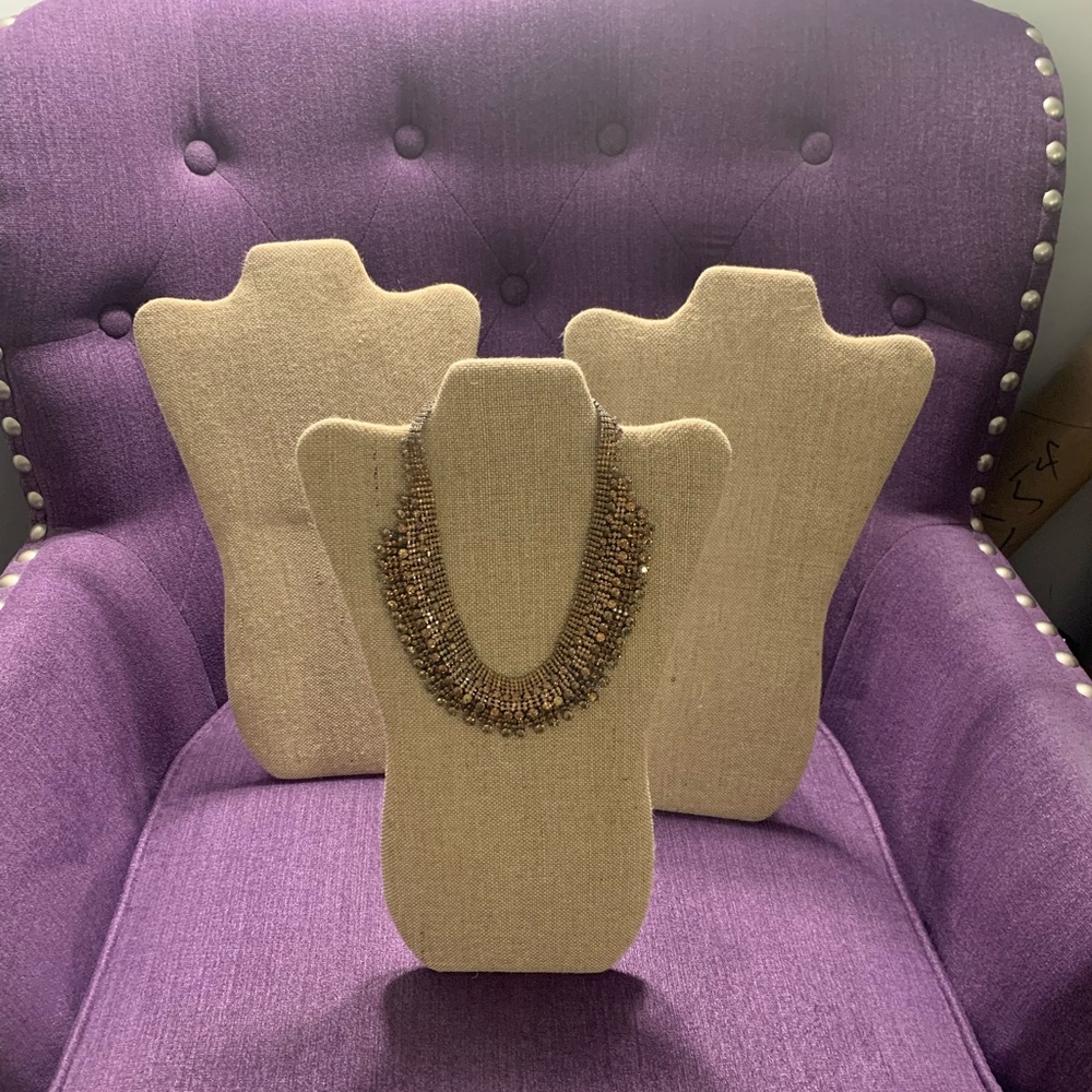 Necklace display set. 6 piece set
